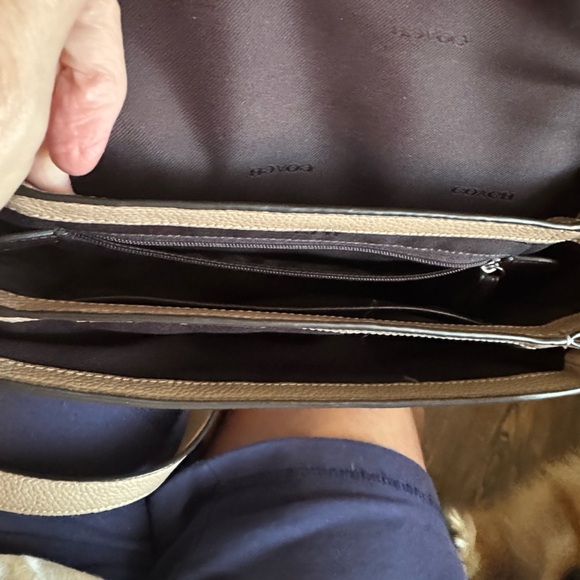 RARE Original Cassie Coach Pebble Leather Crossbody Bag in Taupe - Picture 11 of 15